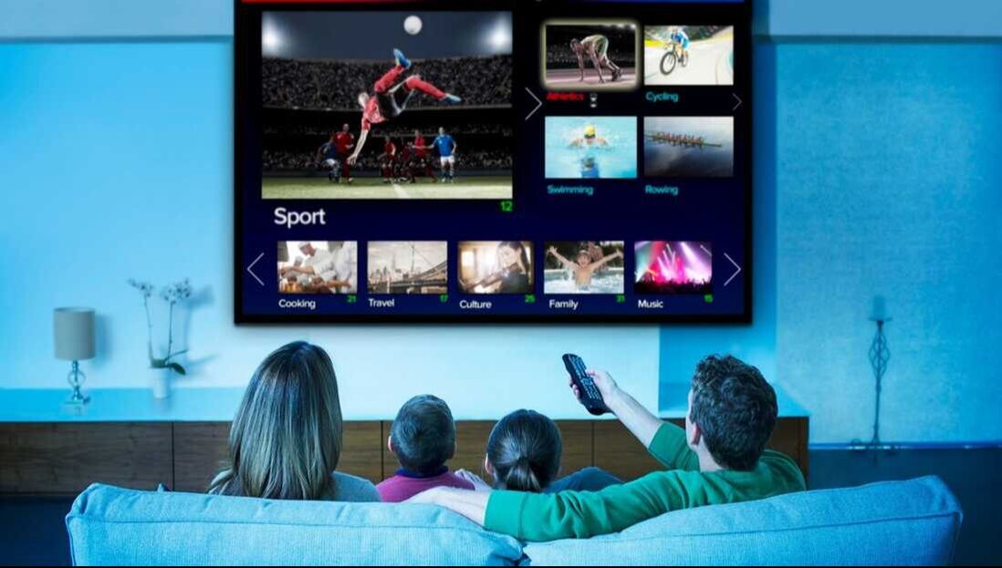 Streaming/Broadcast Distribution - Family Streaming on TV Picture
